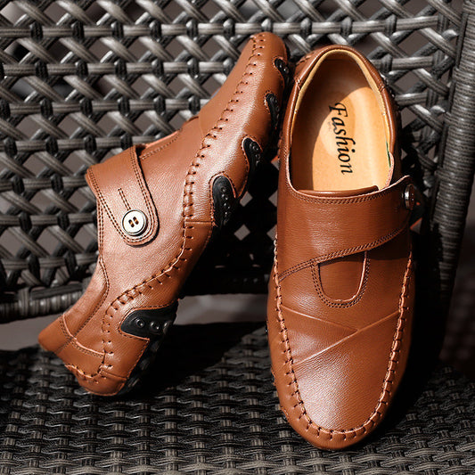 Casual Leather Shoes Korean Fashion Shoes Men-Junk in the Trunk